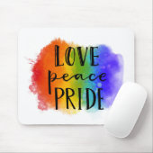 Liebe Friedensstolz Mousepad (Mit Mouse)