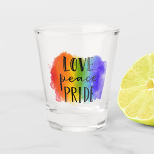 Liebe Friedensstolz Schnapsglas