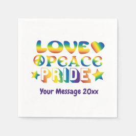 Liebe Friedensstolz Serviette