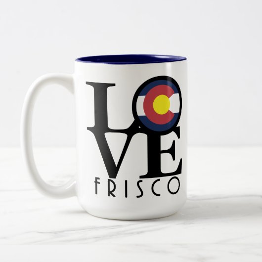 LIEBE Frisco Colorado 15oz Zweifarbige Tasse (Links)