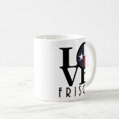 LIEBE Frisco Texas 11oz Kaffeetasse (VorderseiteRechts)