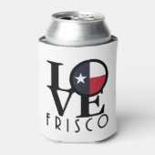 LIEBE Frisco, Texas Can Cooler Dosenkühler (Kanne Vorderseite)