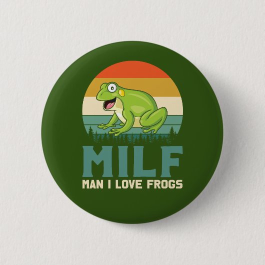 Liebe Frog Button (Vorderseite)