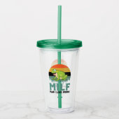 Liebe Frogs Acrylic Tumbler Acryltrinkbecher (Vorderseite)
