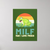 Liebe Frogs Canvas Print Leinwanddruck (Vorderseite)