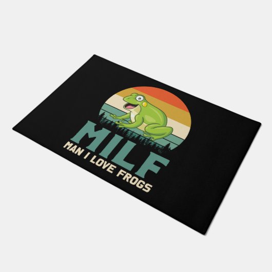 Liebe Frogs Doormat Fußmatte (Schrägansicht)