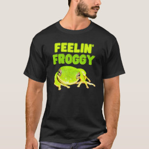 Liebe Frogs Feelin' Amphibienfrosch T-Shirt