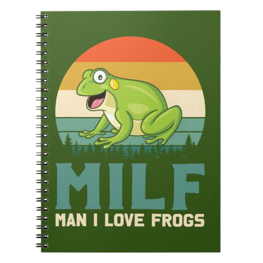 Liebe Frogs Foto Notebook Notizblock (Vorderseite)