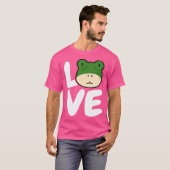 Liebe Frogs Frog Lover Cool Frosch T-Shirt (Vorne ganz)