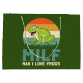 Liebe Frogs Gift Bags Große Geschenktüte (Rückseite)
