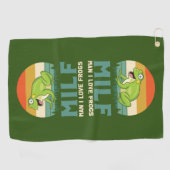 Liebe Frogs Golfhandtuch (Horizontal)