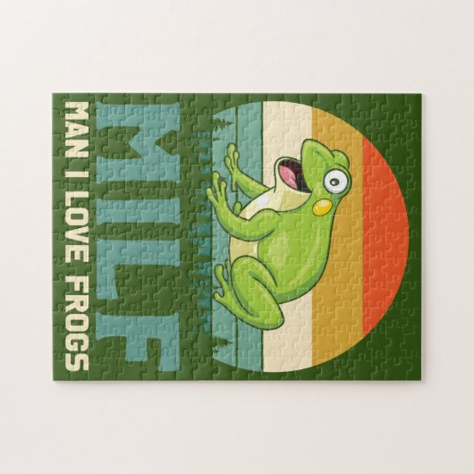 Liebe Frogs Jigsaw Puzzle (Horizontal)