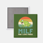 Liebe Frogs Magnet (Vorderseite/Rückseite)