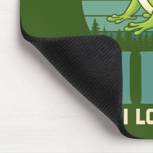 Liebe Frogs Mousepad (Ecke)