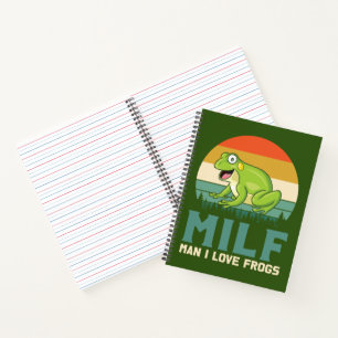 Liebe Frogs Notebook Notizblock