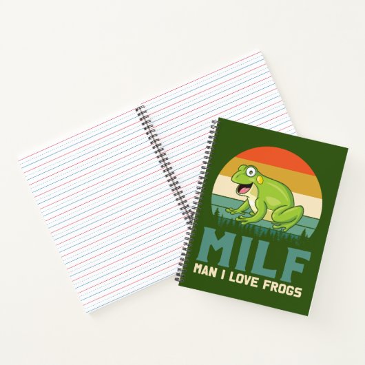 Liebe Frogs Notebook Notizblock (Innenseite)