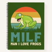 Liebe Frogs Notebook Notizblock (Vorderseite)