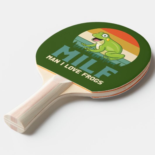 Liebe Frogs Ping Pong Paddle Tischtennis Schläger (Vorderseite)