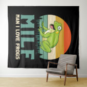 Liebe Frogs Tapestry Wandteppich (Beispiel (Horizontal))