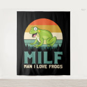 Liebe Frogs Tapestry Wandteppich (Vorderseite)