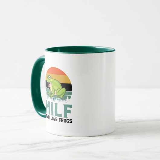 Liebe Frogs Tasse (Vorderseite Links)
