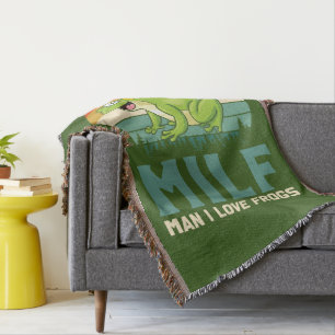Liebe Frogs Throw Decke