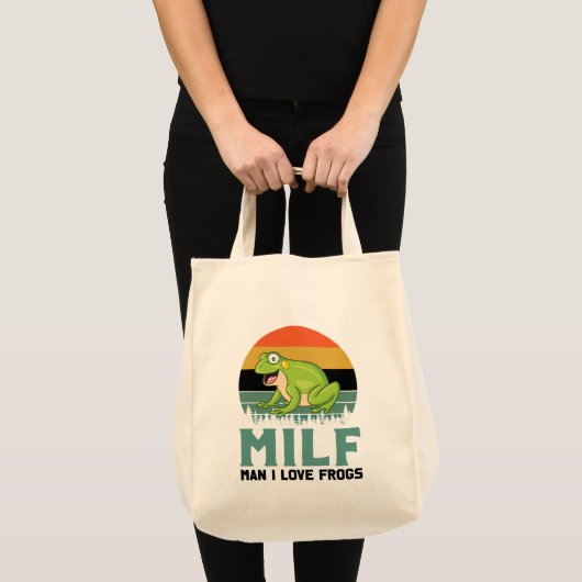 Liebe Frogs Tote Bag Tragetasche (Vorderseite (Produkt))