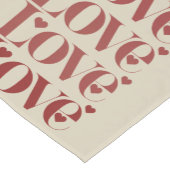 Liebe Frohes Valentinstag Valentinstag Kurzer Tischläufer (Ecke)