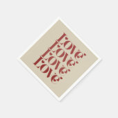 Liebe Frohes Valentinstag Valentinstag Serviette (Ecke)