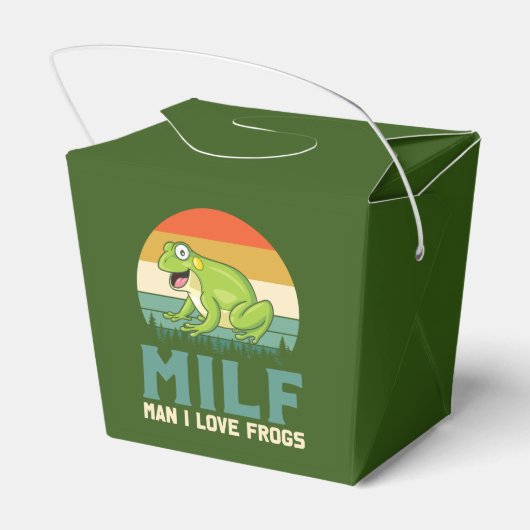 Liebe Frosch Gefälligkeitsbox Geschenkschachtel (Rückseite)