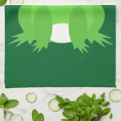 Liebe-Frosch Geschirrtuch (Gefaltet)