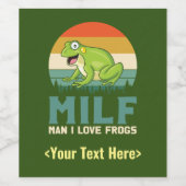 Liebe Frösche Flaschenetiketten Weinetikett (Einzelnes Label)