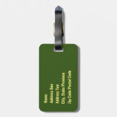 Liebe Frösche Gepäckmarke Gepäckanhänger (Rückseite vertikal)