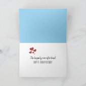 Liebe Frösche mit Herzensjubeln Karte (Innenseite)