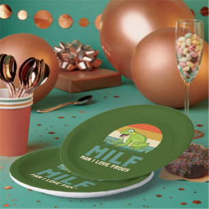 Liebe Frösche Papier Teller