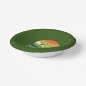 Liebe Frösche Papierschüsseln Pappteller (Gewinkelt)