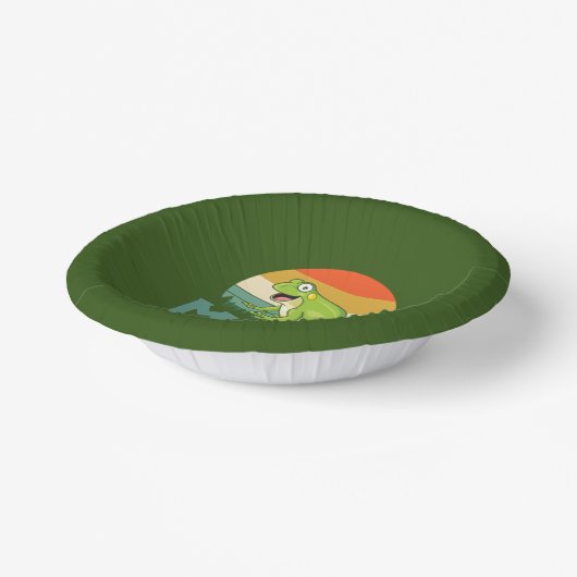 Liebe Frösche Papierschüsseln Pappteller (Gewinkelt)