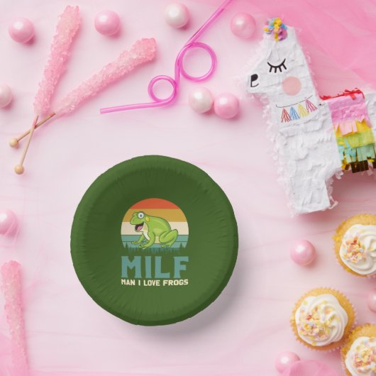 Liebe Frösche Papierschüsseln Pappteller (Party)