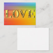 LIEBE-Früchte Gottes Geist Christain Glaube Mitteilungskarte (Vorne/Hinten)