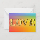 LIEBE-Früchte Gottes Geist Christain Glaube Mitteilungskarte (Vorderseite)