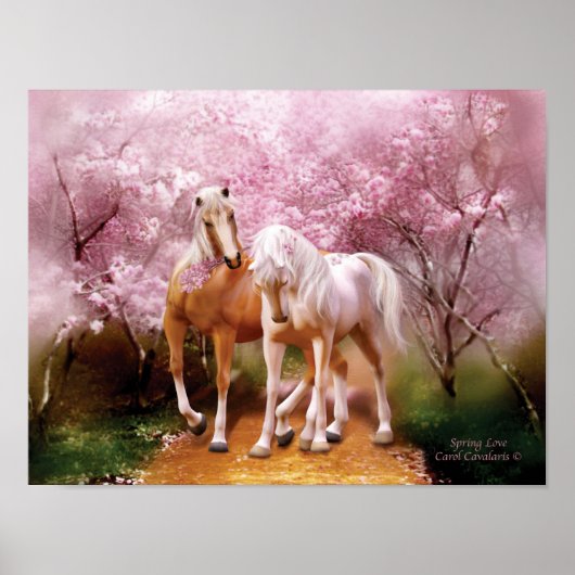 Liebe Frühjahr Art Poster/Print Poster (Vorne)
