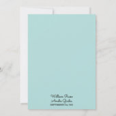 Liebe Frühjahr Sommer Ocean Beach Hochzeit in Urla Einladung (Rückseite)