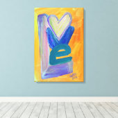 Liebe Frühstanzdrucke (Mittel) Leinwanddruck (Insitu (Holzboden))