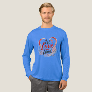 Liebe führt die Art Inspirations-Grafikdesign Tri-Blend Shirt