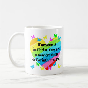 LIEBE FÜLLTE 2 CORINTHIANS 5:17 VERSE KAFFEETASSE