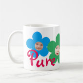 Liebe | FUN BLUME FACES | Vollständig anpassbar Kaffeetasse (Links)