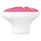 LIEBE Fun Retro Comic Pop Kunst, Dichtung und Musi Keramikknauf (Seitenansicht)