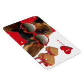 Liebe. Funny Dog Valentine's Day Gift Magnet (Rechte Seite)