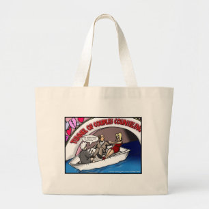Liebe? Funny Offbeat Cartoon Geschenke & T-Shirt Jumbo Stoffbeutel