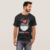 Liebe Funny Ramen Noodles Lover japanische Ramen T-Shirt (Vorne ganz)